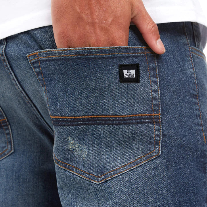 Weekend Offender Washed Vintage Easy Fit Jeans